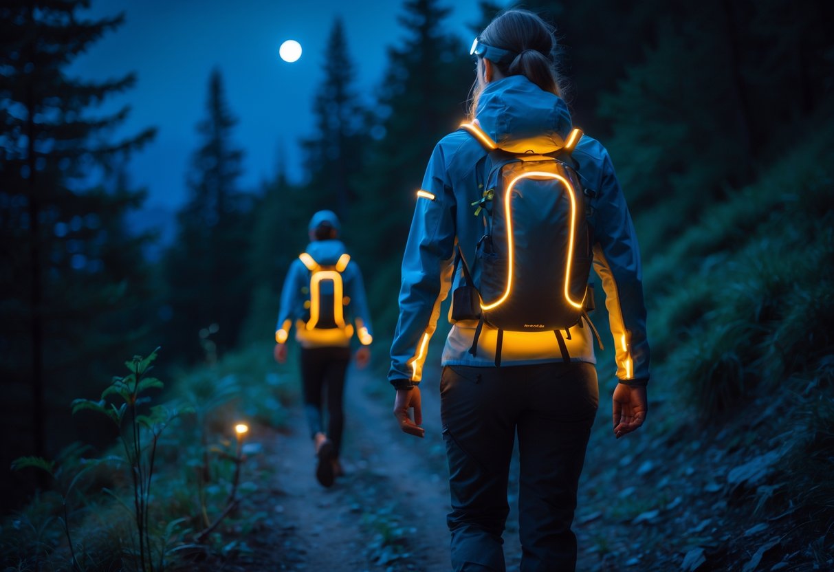 Praktisk overtøj til nattevandringer med lys til nattevandringer